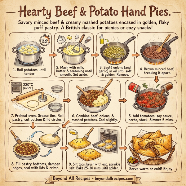 Hearty Beef & Potato Hand Pies instructions