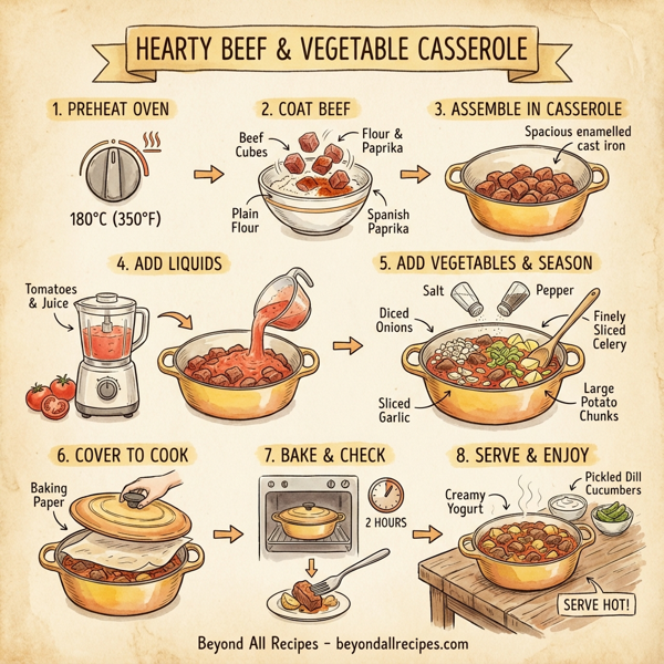 Hearty Beef and Vegetable Casserole instructions