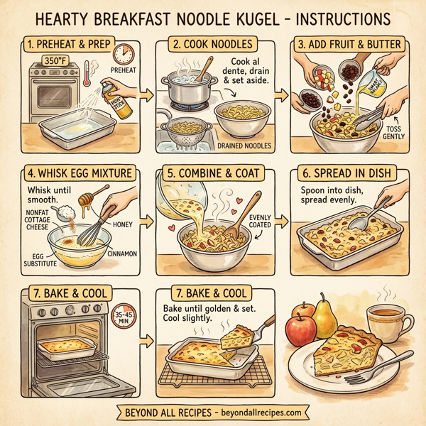 Hearty Breakfast Noodle Kugel instructions