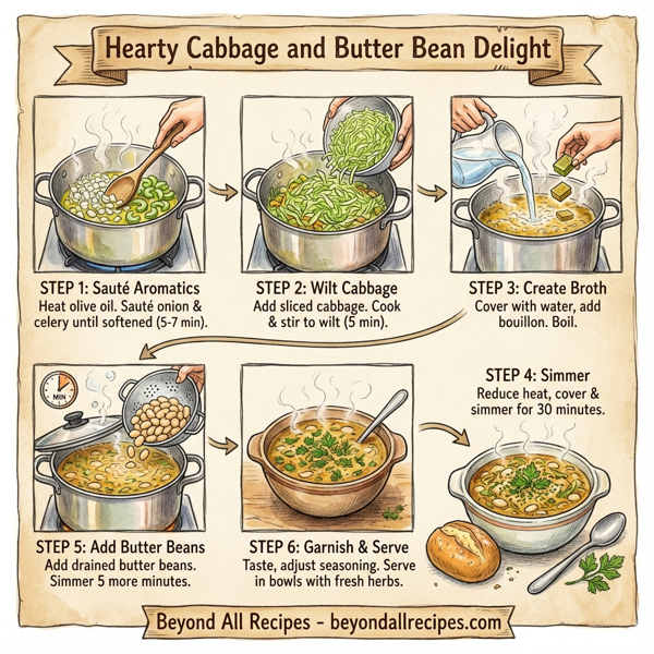Hearty Cabbage and Butter Bean Delight instructions