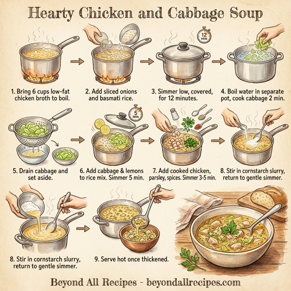 Hearty Chicken and Cabbage Soup instructions