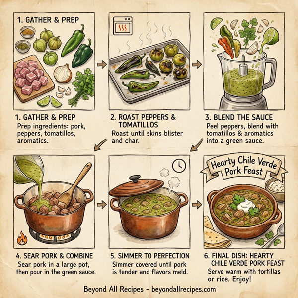 Hearty Chile Verde Pork Feast instructions