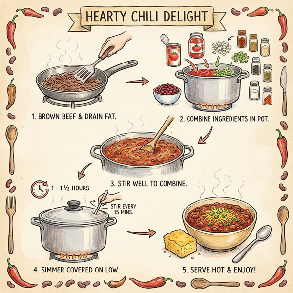 Hearty Chili Delight instructions