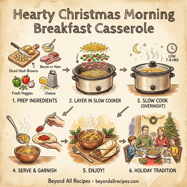 Hearty Christmas Morning Breakfast Casserole instructions