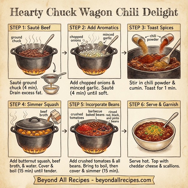 Hearty Chuck Wagon Chili Delight instructions