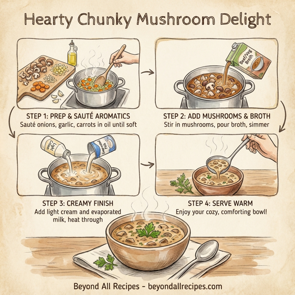Hearty Chunky Mushroom Delight instructions