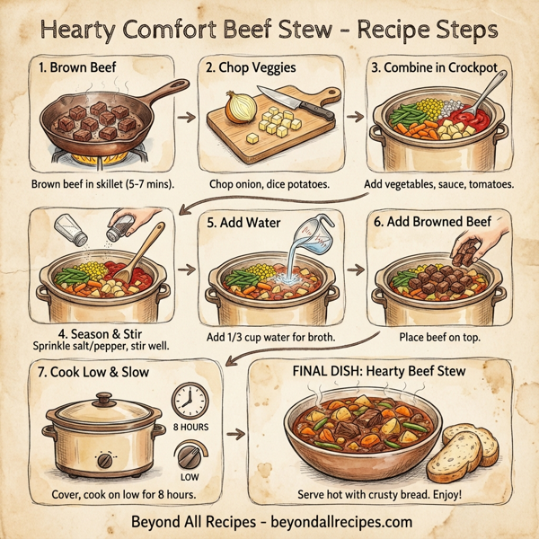 Hearty Comfort Beef Stew instructions