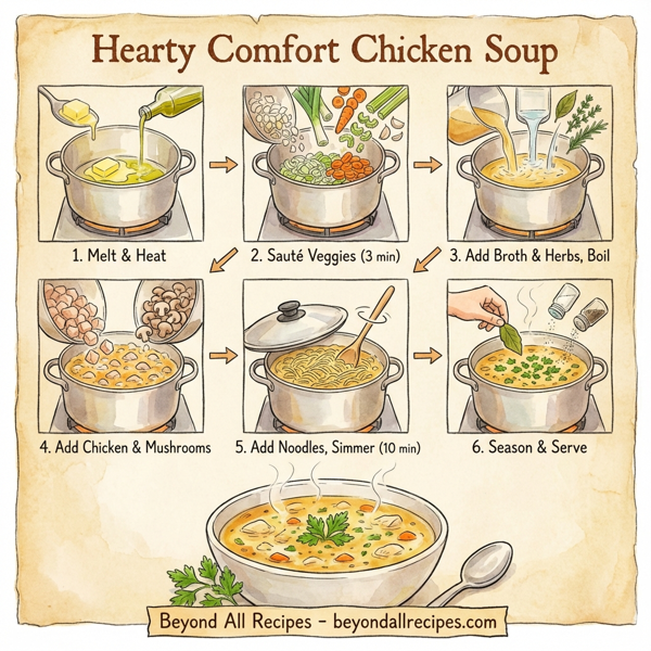 Hearty Comfort Chicken Soup instructions