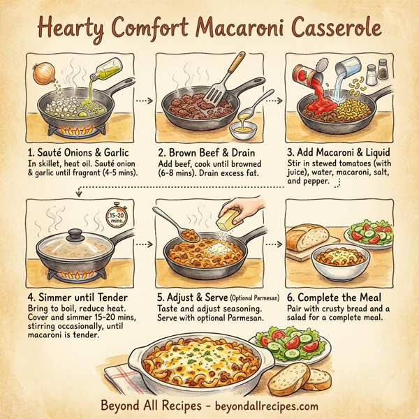 Hearty Comfort Macaroni Casserole instructions