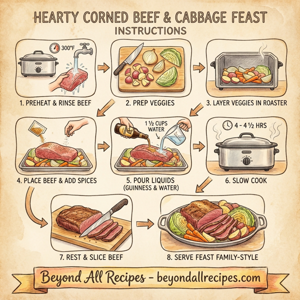 Hearty Corned Beef and Cabbage Feast instructions