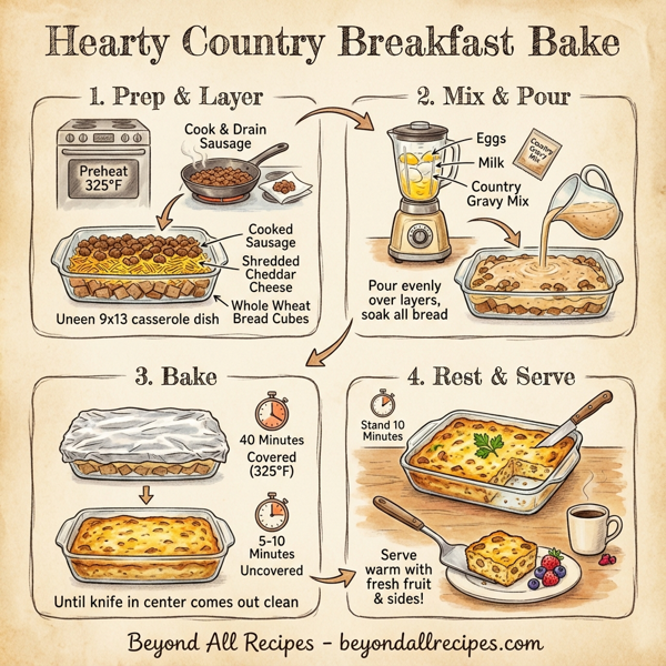 Hearty Country Breakfast Bake instructions