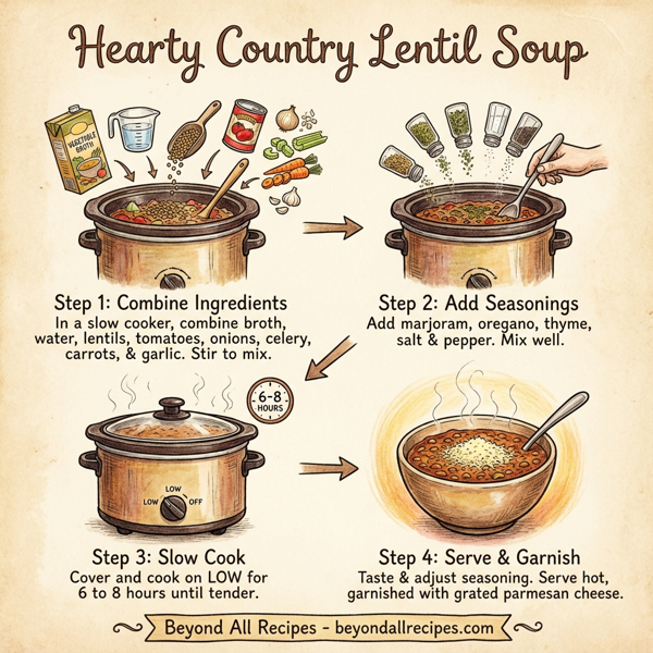 Hearty Country Lentil Soup instructions