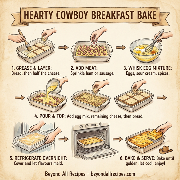 Hearty Cowboy Breakfast Bake instructions