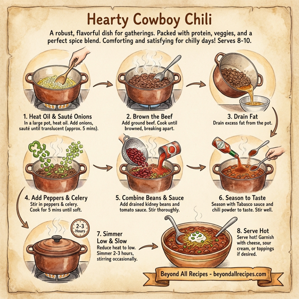 Hearty Cowboy Chili instructions