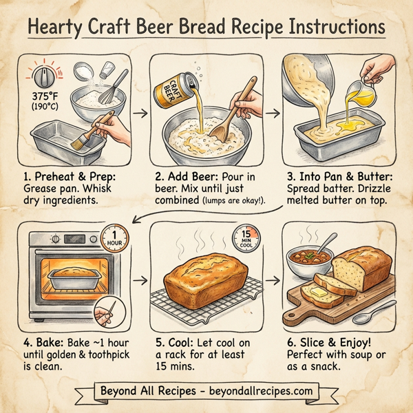 Hearty Craft Beer Bread instructions
