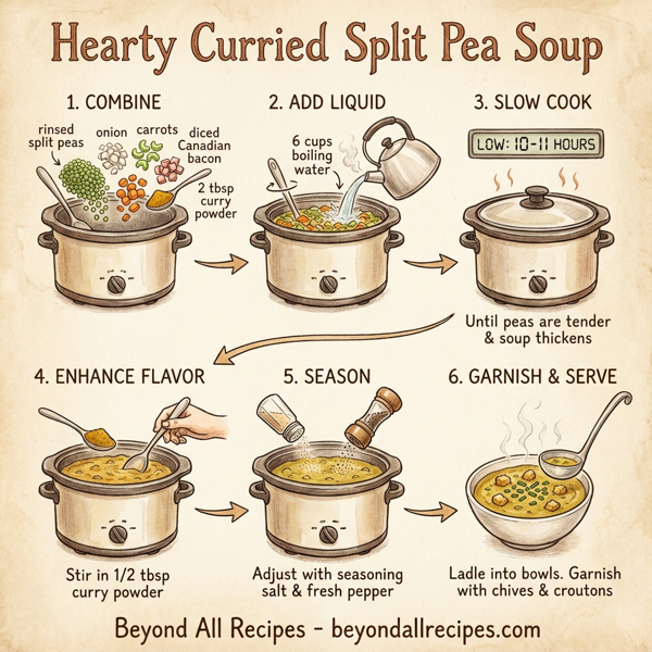 Hearty Curried Split Pea Soup instructions