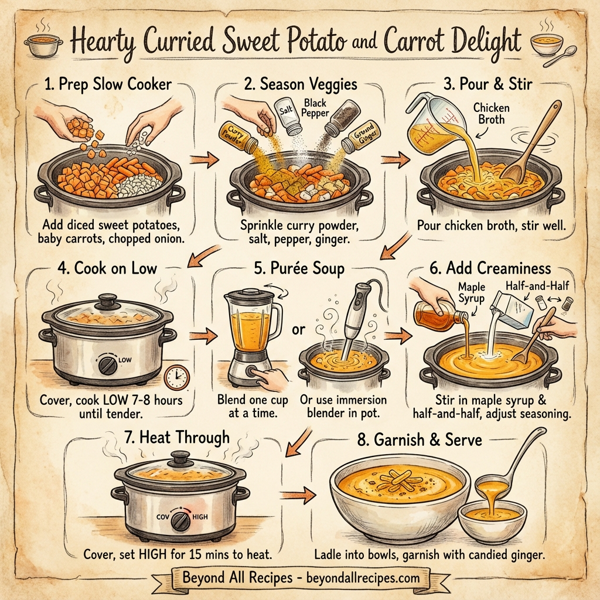 Hearty Curried Sweet Potato and Carrot Delight instructions