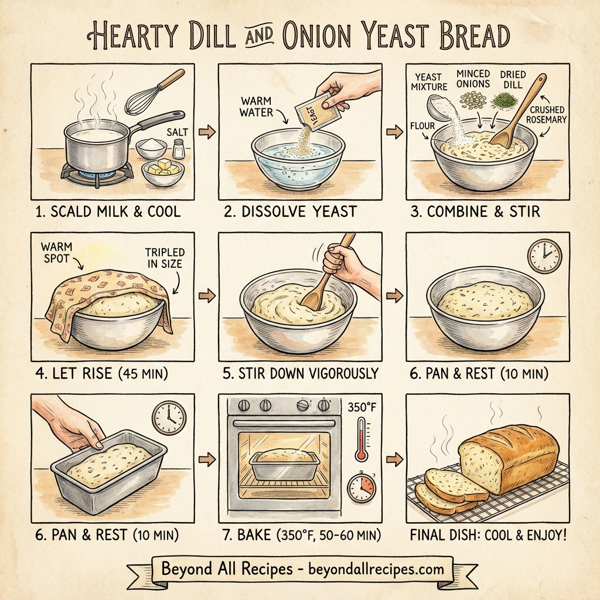 Hearty Dill and Onion Yeast Bread instructions