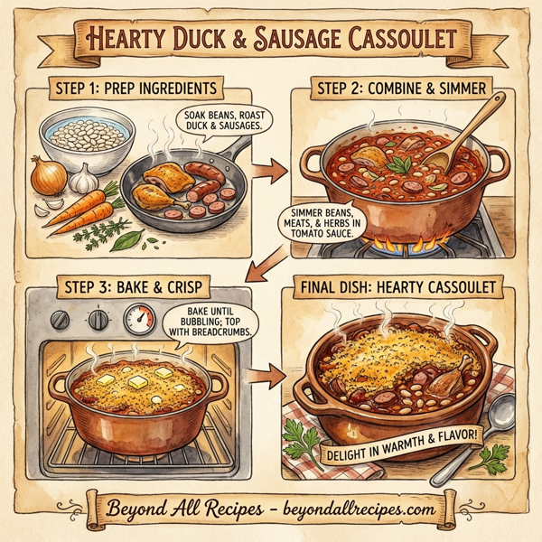 Hearty Duck & Sausage Cassoulet instructions