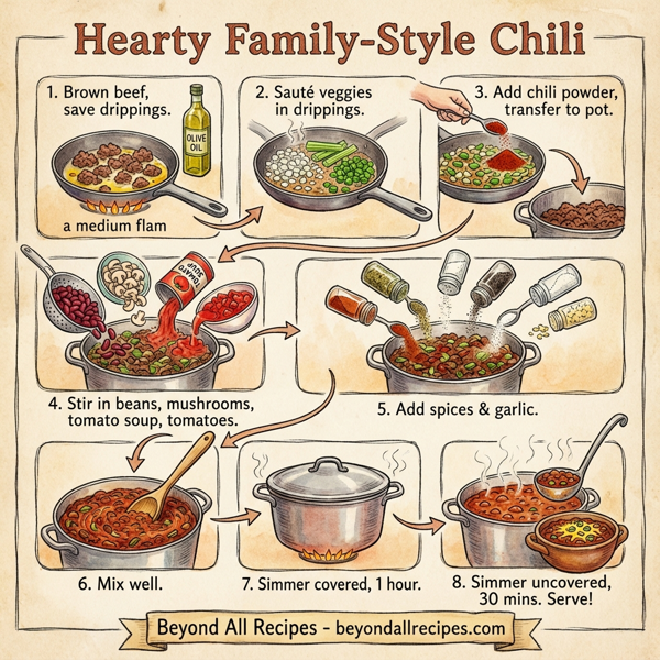 Hearty Family-Style Chili instructions