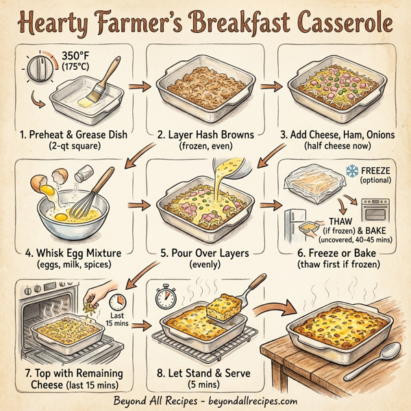 Hearty Farmer's Breakfast Casserole instructions