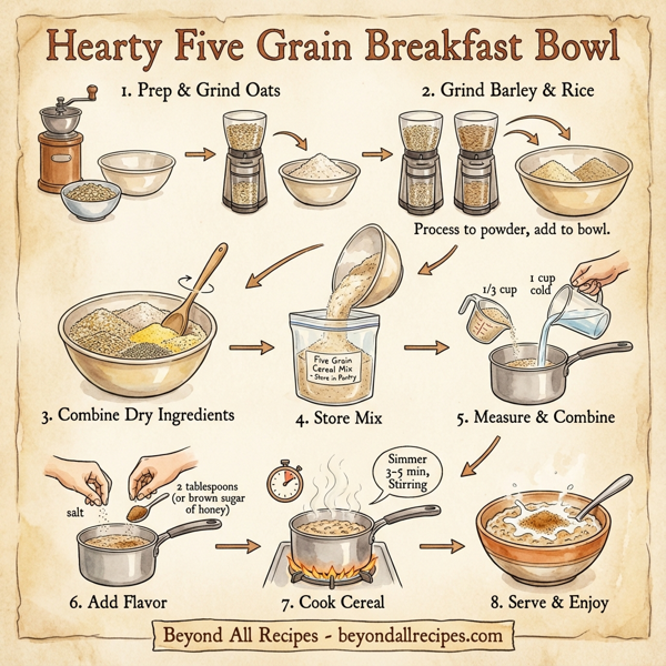Hearty Five Grain Breakfast Bowl instructions