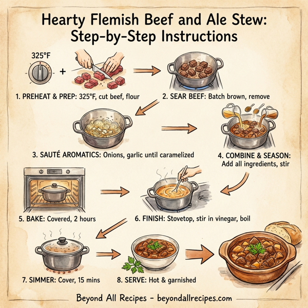 Hearty Flemish Beef and Ale Stew instructions