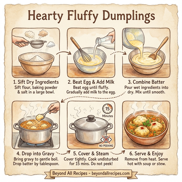 Hearty Fluffy Dumplings instructions
