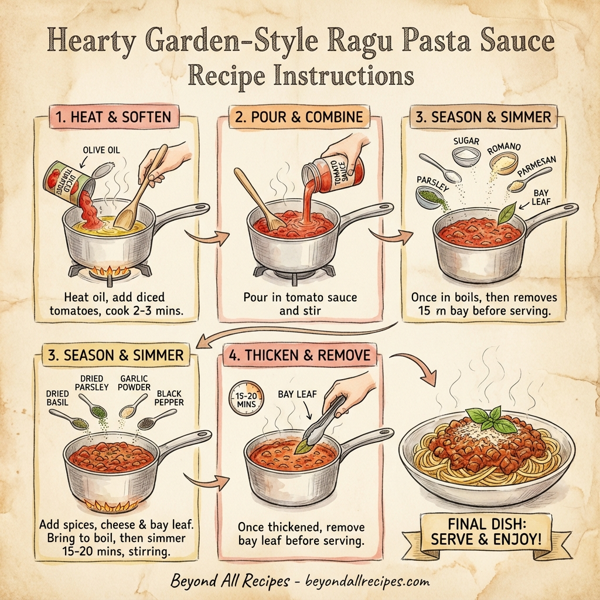 Hearty Garden-Style Ragu Pasta Sauce instructions