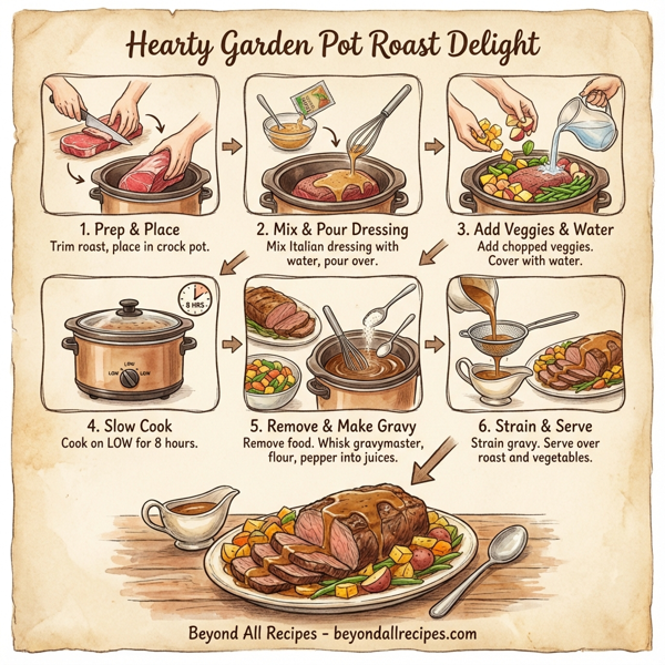 Hearty Garden Pot Roast Delight instructions