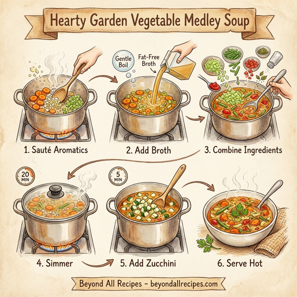 Hearty Garden Vegetable Medley Soup instructions