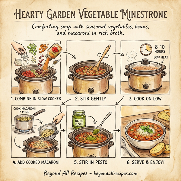 Hearty Garden Vegetable Minestrone instructions