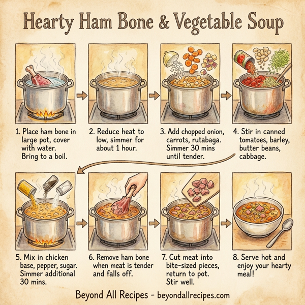 Hearty Ham Bone and Vegetable Soup instructions