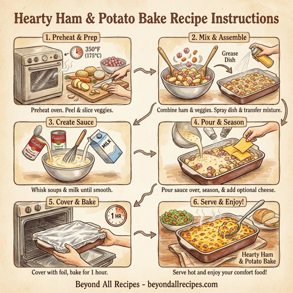 Hearty Ham & Potato Bake instructions