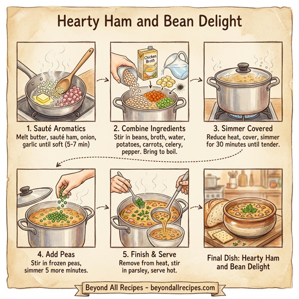 Hearty Ham and Bean Delight instructions