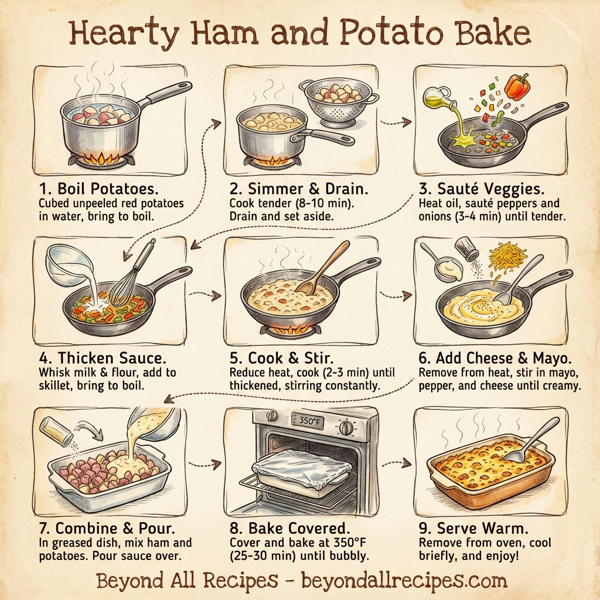 Hearty Ham and Potato Bake instructions