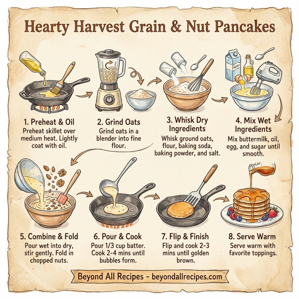 Hearty Harvest Grain & Nut Pancakes instructions