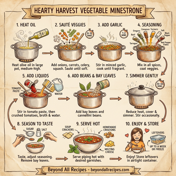 Hearty Harvest Vegetable Minestrone instructions