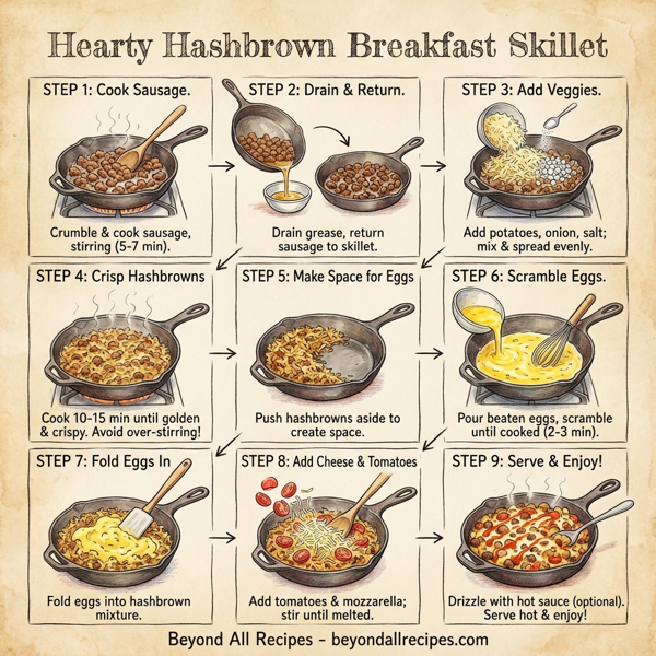 Hearty Hashbrown Breakfast Skillet instructions