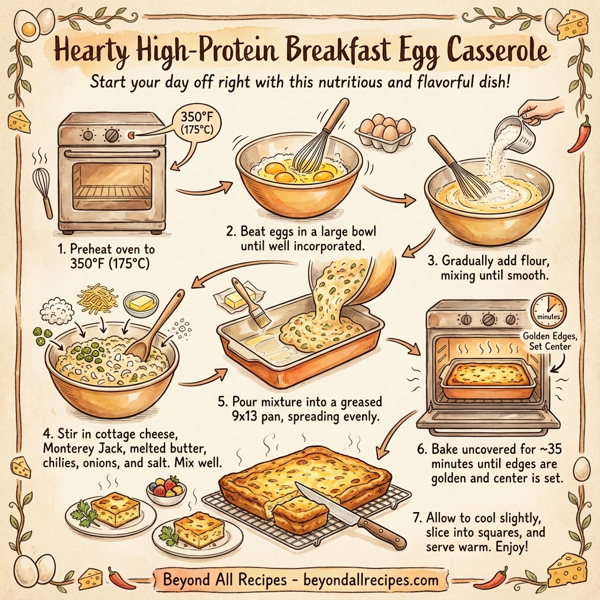 Hearty High-Protein Breakfast Egg Casserole instructions