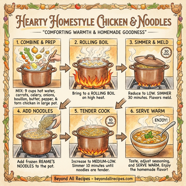 Hearty Homestyle Chicken & Noodles instructions