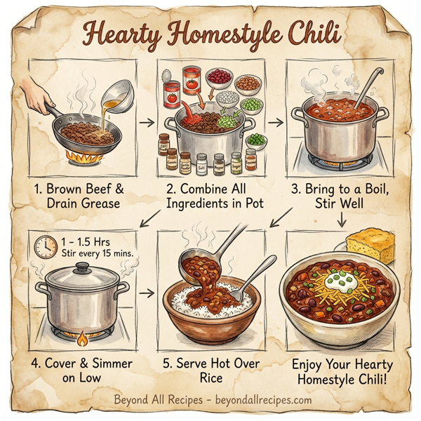 Hearty Homestyle Chili instructions