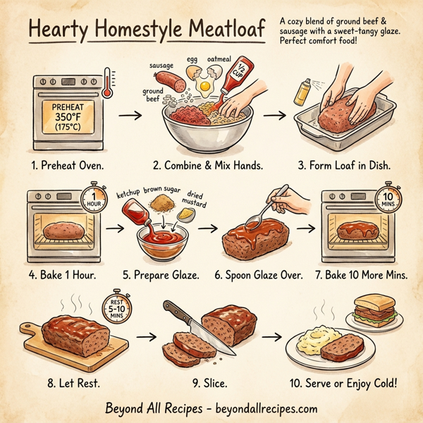 Hearty Homestyle Meatloaf instructions