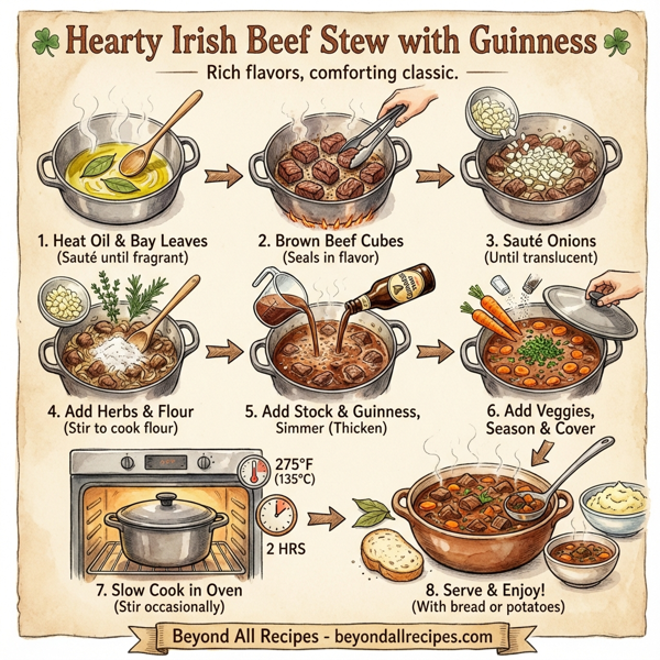 Hearty Irish Beef Stew with Guinness instructions