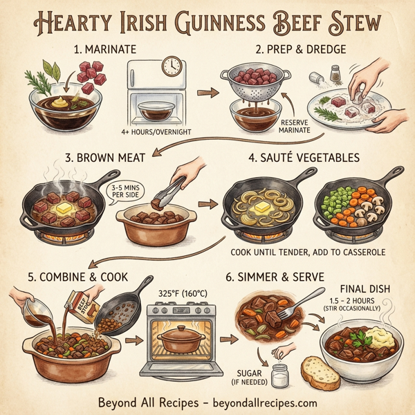 Hearty Irish Guinness Beef Stew instructions
