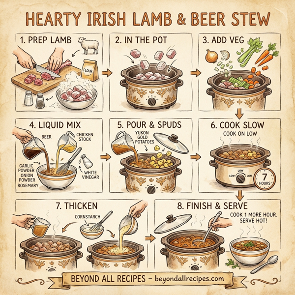 Hearty Irish Lamb & Beer Stew instructions
