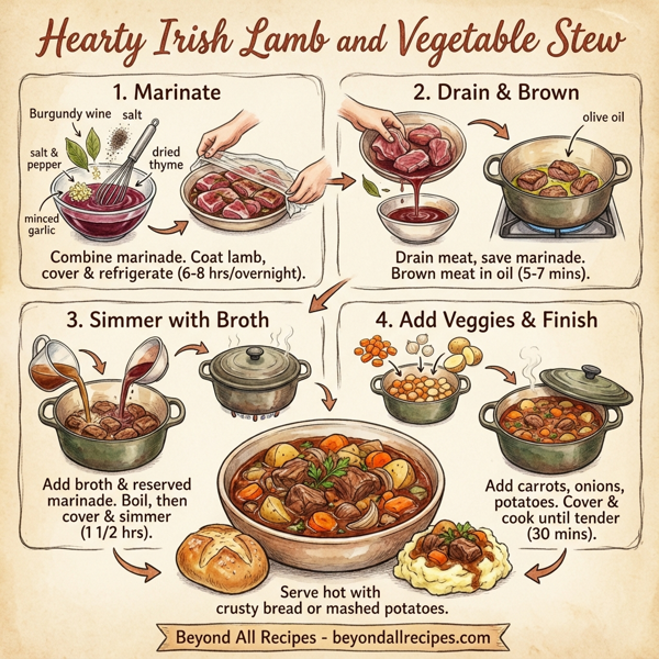 Hearty Irish Lamb and Vegetable Stew instructions