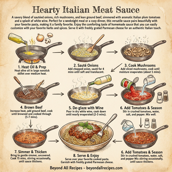 Hearty Italian Meat Sauce instructions