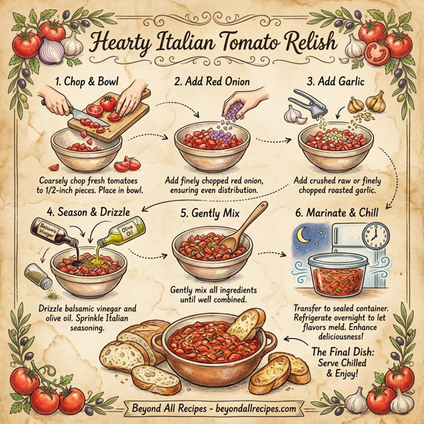Hearty Italian Tomato Relish instructions