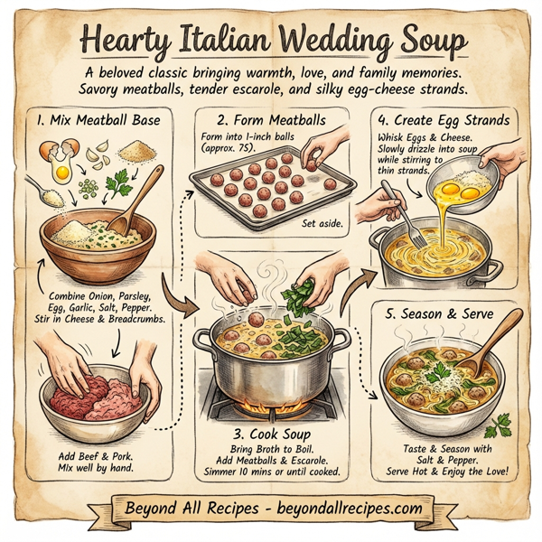 Hearty Italian Wedding Soup instructions